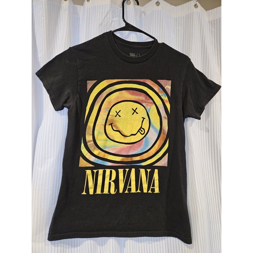 Nirvana Tee Women’s short sleeve 90s Teen Culture Vtg Size Small